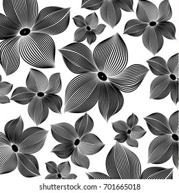 tropical leaves . beautiful striped design