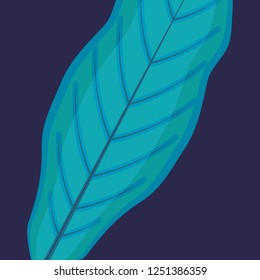 tropical leaves design
