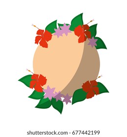 tropical leaves design