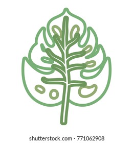 tropical leaves design