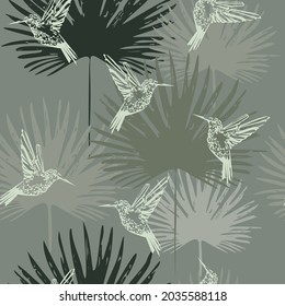 Hojas tropicales. Patrón exótico. Fondo creativo y transparente. Plantilla de moda para diseño, ropa, textiles