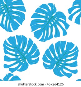 Tropical leaves. Floral design background