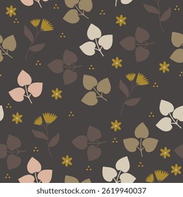 Tropical leaves, floral seamless pattern. Tropical leaves, floral illustration. Tropical leaves, floral background. Perfect for fabric, textile, wallpaper, and decor. SSTKbackgrounds