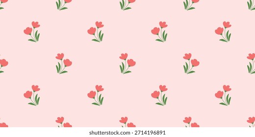 Tropical leaves with floral seamless pattern. Tropical leaves illustration. Tropical leaves background. Perfect for fabrics, textile, wallpaper, and decor. SSTKbackgrounds