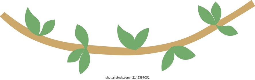 Tropical Leaves individual florals elements