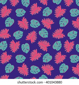 tropical leaves pattern