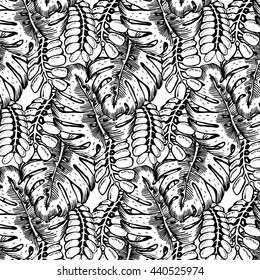 Tropical Leaves Pattern