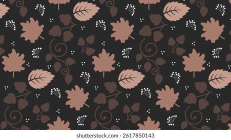 Tropical leaves pattern background. Tropical leaves illustration pattern. Tropical leaves background. Perfect for textile, fabric, print, greeting, wallpaper, many more. SSTKbackgrounds