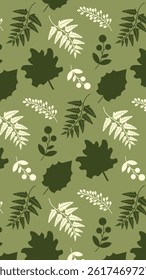 Tropical leaves pattern background. Vector of tropical theme. Perfect for textile, fabric, print, greeting, many more. SSTKbackgrounds