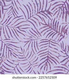 Tropical leaves pattern, botanical seamless leaf