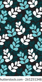 Tropical leaves pattern. Tropical leaves illustration. Tropical leaves background. Perfect for fabric, textile, wallpaper, and decor. SSTKbackgrounds