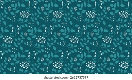 Tropical leaves pattern. Tropical leaves illustration. Tropical leaves background. Perfect for fabric, textile, wallpaper, and decor. SSTKbackgrounds