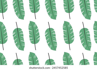 Tropical leaves pattern, jungle leaves seamless vector floral pattern. Boho foliage botanical tropical leaves and floral pattern design for summer sale banner , wall art, prints and fabrics.