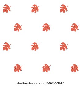 tropical leaves pattern modern colors design for fabric, textile, wallpaper, cover, wrapping paper, fashion. Hand drawn.Vector