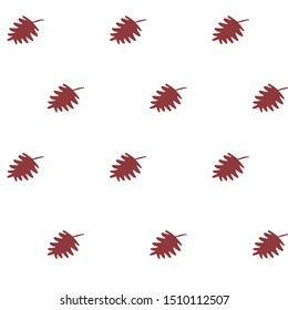 tropical leaves pattern modern colors design for fabric, textile, wallpaper, cover, wrapping paper, fashion. Hand drawn.Vector