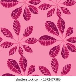 Tropical Leaves. Pattern Seamless with Philippine