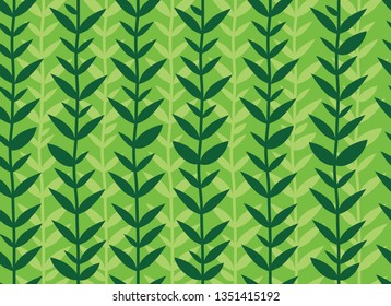 Tropical Leaves Seamless Pattern
