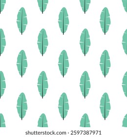 Tropical leaves seamless pattern background