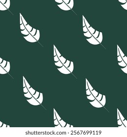 Tropical leaves seamless pattern. Tropical leaves illustration. Tropical leaves background. Perfect for fabric, textile, wallpaper, and decor. SSTKbackgrounds