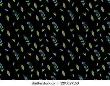 Tropical Leaves seamless pattern for textiles