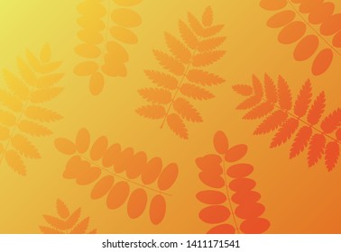 Tropical leaves in vibrant bold gradient holographic colors. Concept art. Minimal surrealism