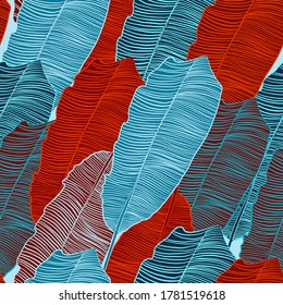 tropical luxury seamless pattern. super trend bright literate future neon acid psychedelic bright trendy for design fashion business textile design