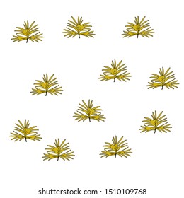 tropical metal gold leaves pattern modern color. Fashionable design on a white background. For textiles, fabrics, packaging, boxes, cardboard, wrapping paper.
Hand drawn cartoon style. Vector