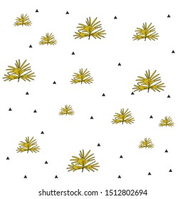 tropical metal gold leaves pattern modern color. Fashionable design on a white background. For textiles, fabrics, packaging, boxes, cardboard, wrapping paper.
Hand drawn cartoon style. Vector