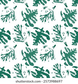 Tropical Monstera Leaves print Pattern