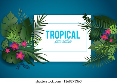 tropischer Naturhintergrund