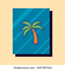 tropical palm design