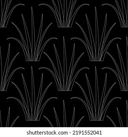 Fondo tropical del elemento de la palma. patrón sin fisuras del vector de césped.