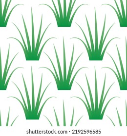 Tropical palm element background. grass  vector seamless pattern.