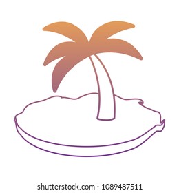 tropical palm icon