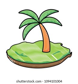 tropical palm icon