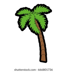 tropical palm icon