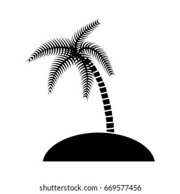 tropical palm icon