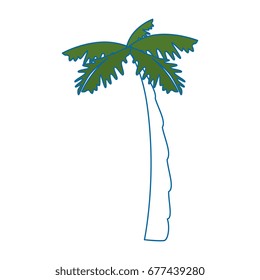 tropical palm icon