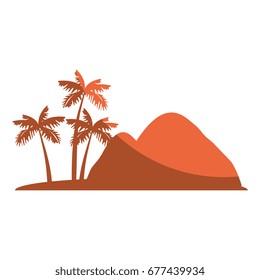 tropical palm icon