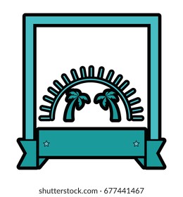 tropical palm icon