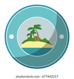 tropical palm icon