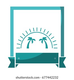 tropical palm icon