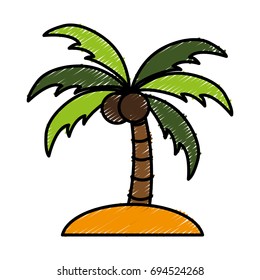 tropical palm icon