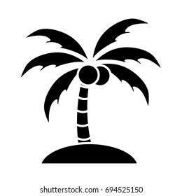 tropical palm icon