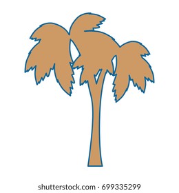 tropical palm icon