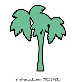 tropical palm icon