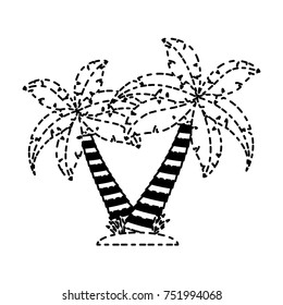 tropical palm icon
