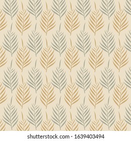 tropical palm leaf pattern background vector