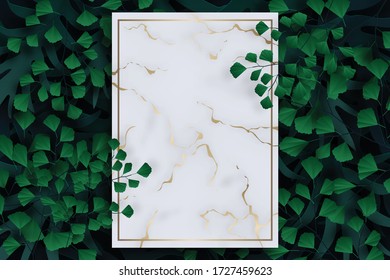 Tropical palm leaves, jungle leaves, flowers vector floral pattern on paper cut color Background.