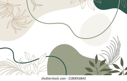 Tropical palm leaves, jungle leaves seamless vector floral pattern background